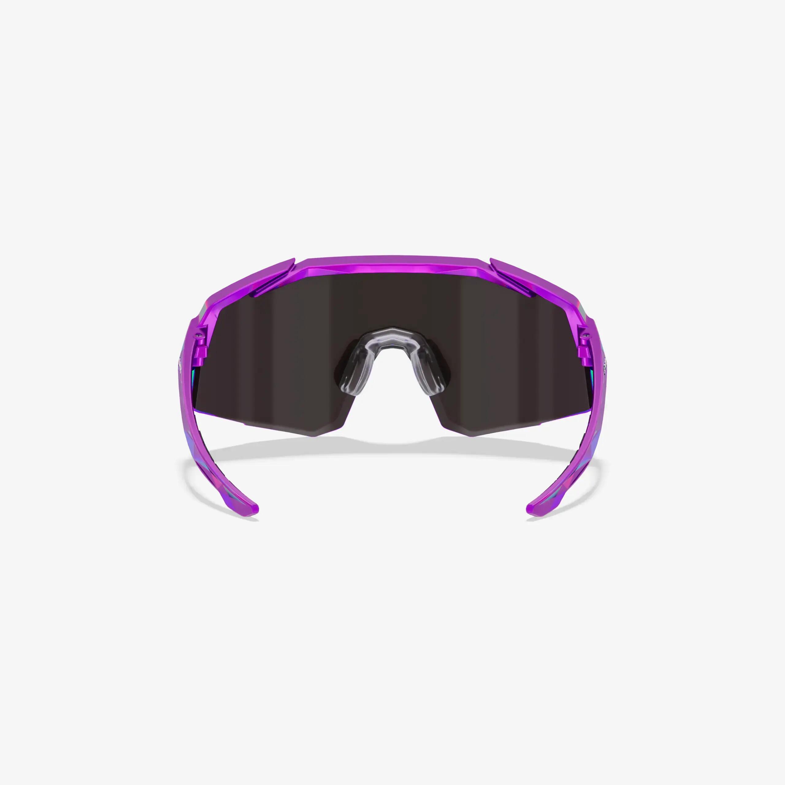 Occhiali da Sole Supacaz-Orbitron-Purple Hologram con Aurora Lazer Lens 7/9