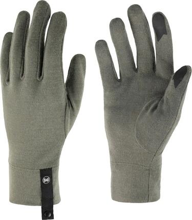 Merino Midweight Gloves M grün - GW khaki