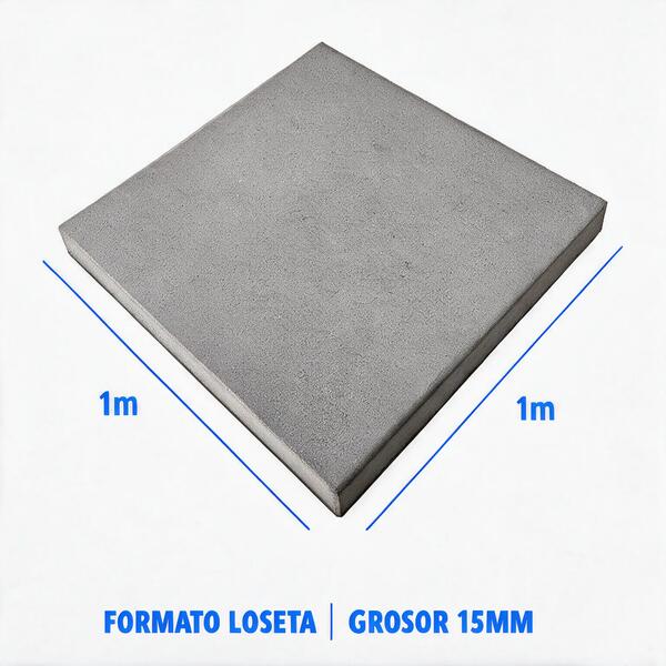 PAVIMENTOS ARQUISERVI ARQUICAUCHO Loseta de Caucho para Gimnasio 1x1m x15mm Gris