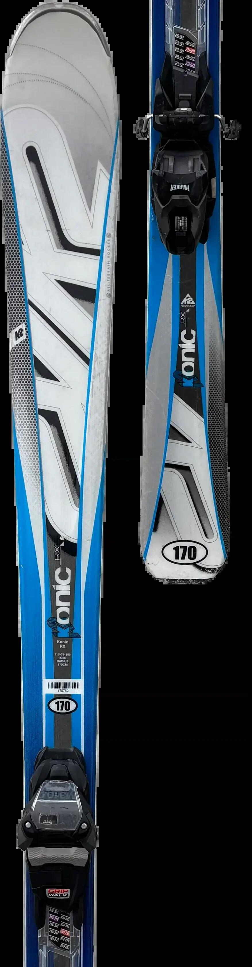 2ND LIFE - Lyže K2 Strike Jr 136cm, Dobrý stav 3/5