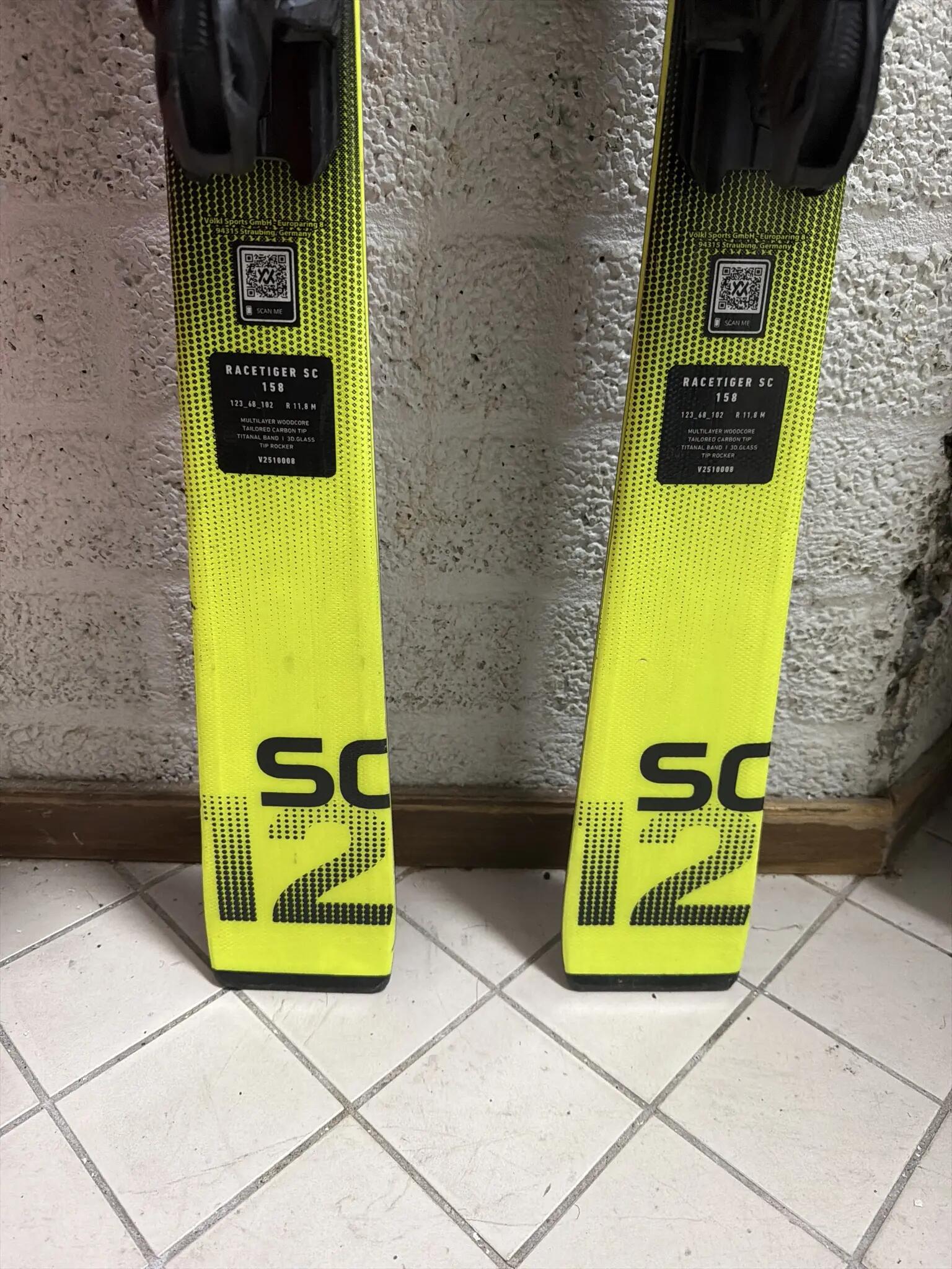 Hochleistungski  Völkl Racetiger SC + Marker VMotion Bindingen - 2025-172 4/6