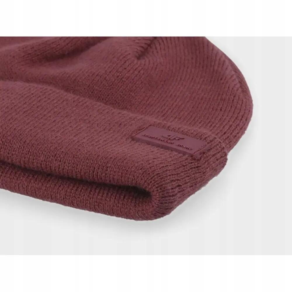 Bonnet Hiver Motif/style Écusson (Bordeaux) 3/3
