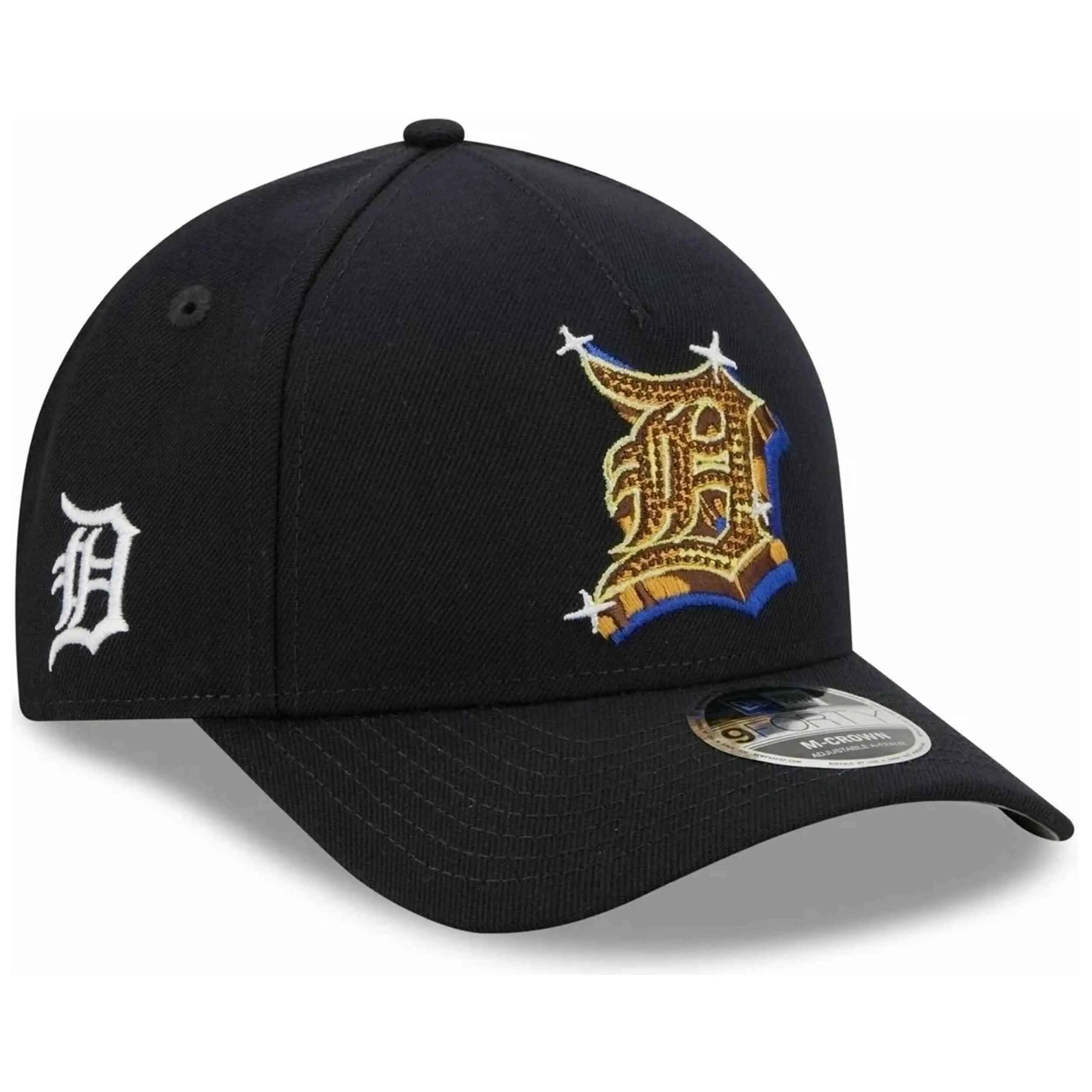 Pet New Era model Detroit Tigers MLB Emblem 9FORTY M-Crown A-Frame voor mannen 3/5