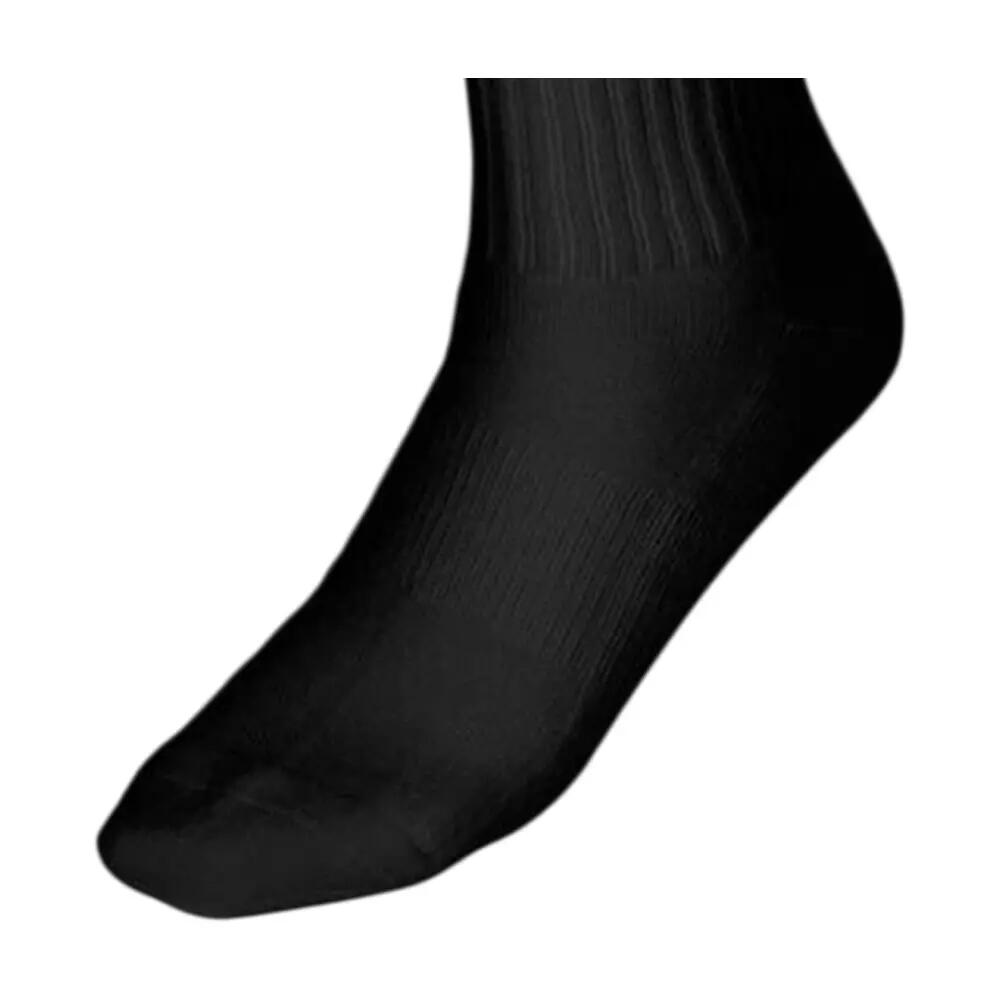 Unisex Adult Ribbed Volleyball Socks (Black) 3/3