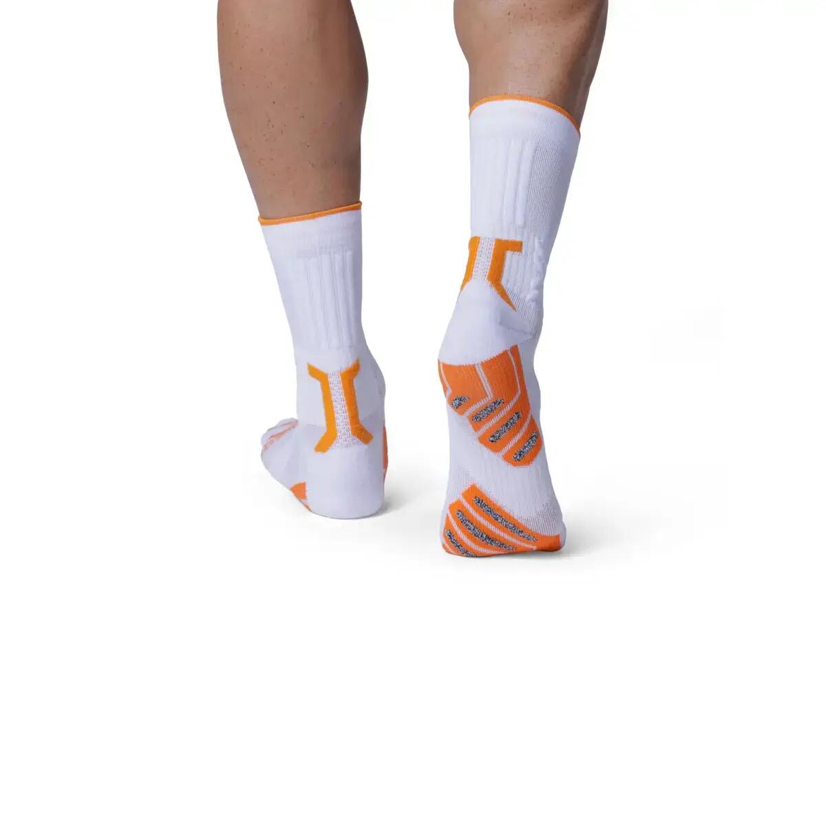 X-Socks Trailrun Terraskin Expert Crew Sokken Wit/Oranje 2/4