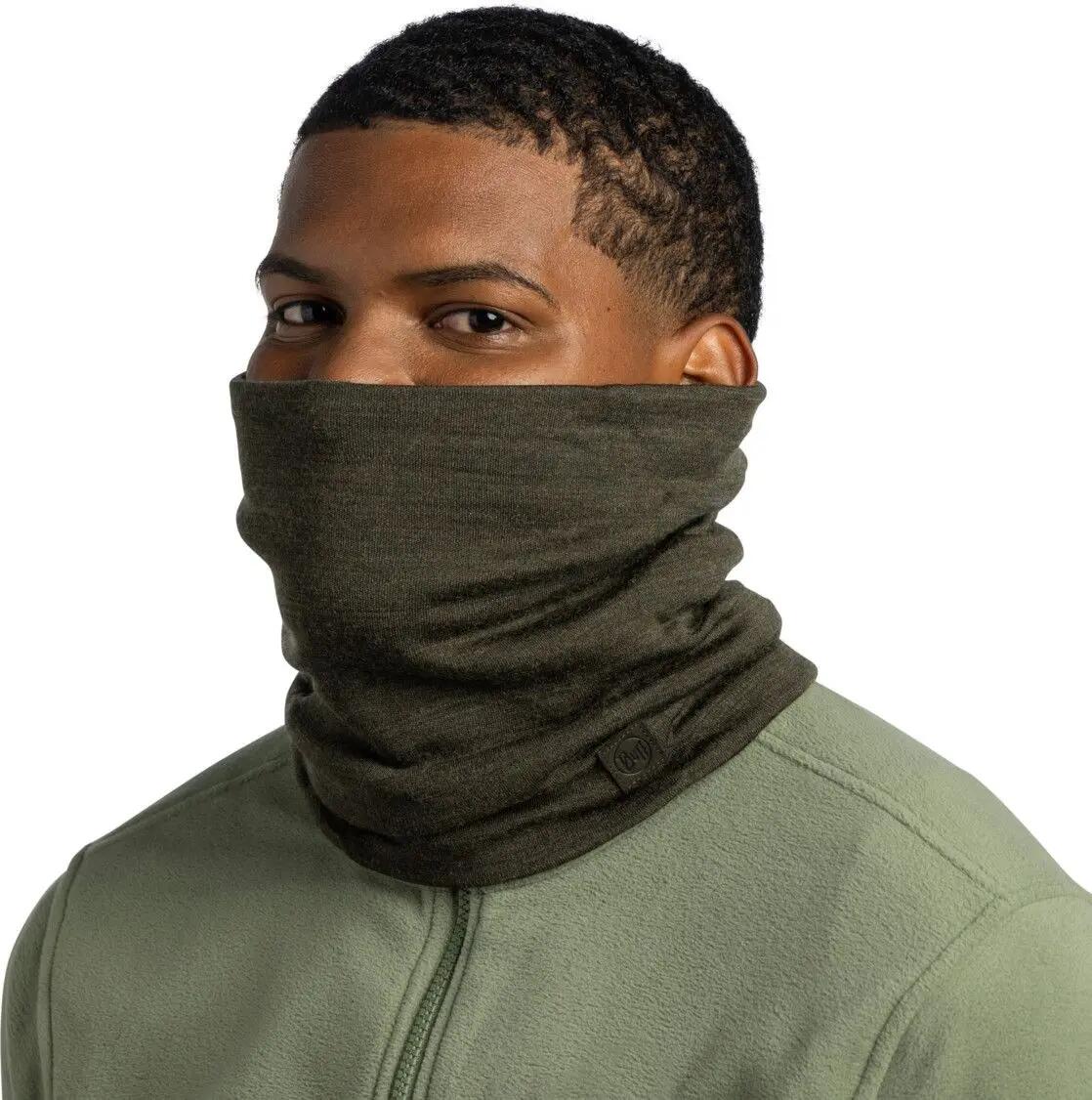 Cache-cou Merino Heavyweight Unisex Buff Marron TAILLE UNIQUE 4/7