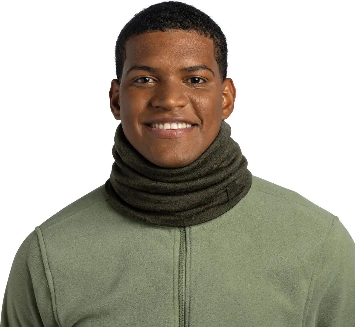 Cache-cou Merino Heavyweight Unisex Buff Marron TAILLE UNIQUE 3/7