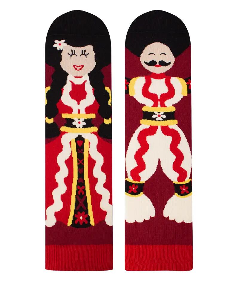 Arty Socks pamut zokni, Hagyományos pár, Cseresznye 1/3