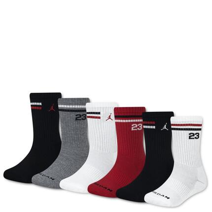 Chaussettes Jordan Jhb Jordan Icon Stripe 6Pk Cre Enfant