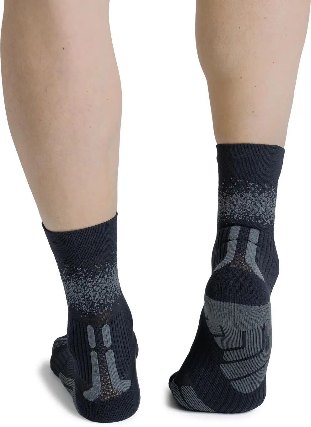 X-Socks Trailrun Terraskin Perform Crew sokken, zwart/grijs 3/4