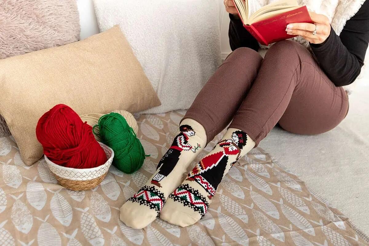 Arty Socks pamut zokni Ecru színű, Fiú és Lány mintával 4/6