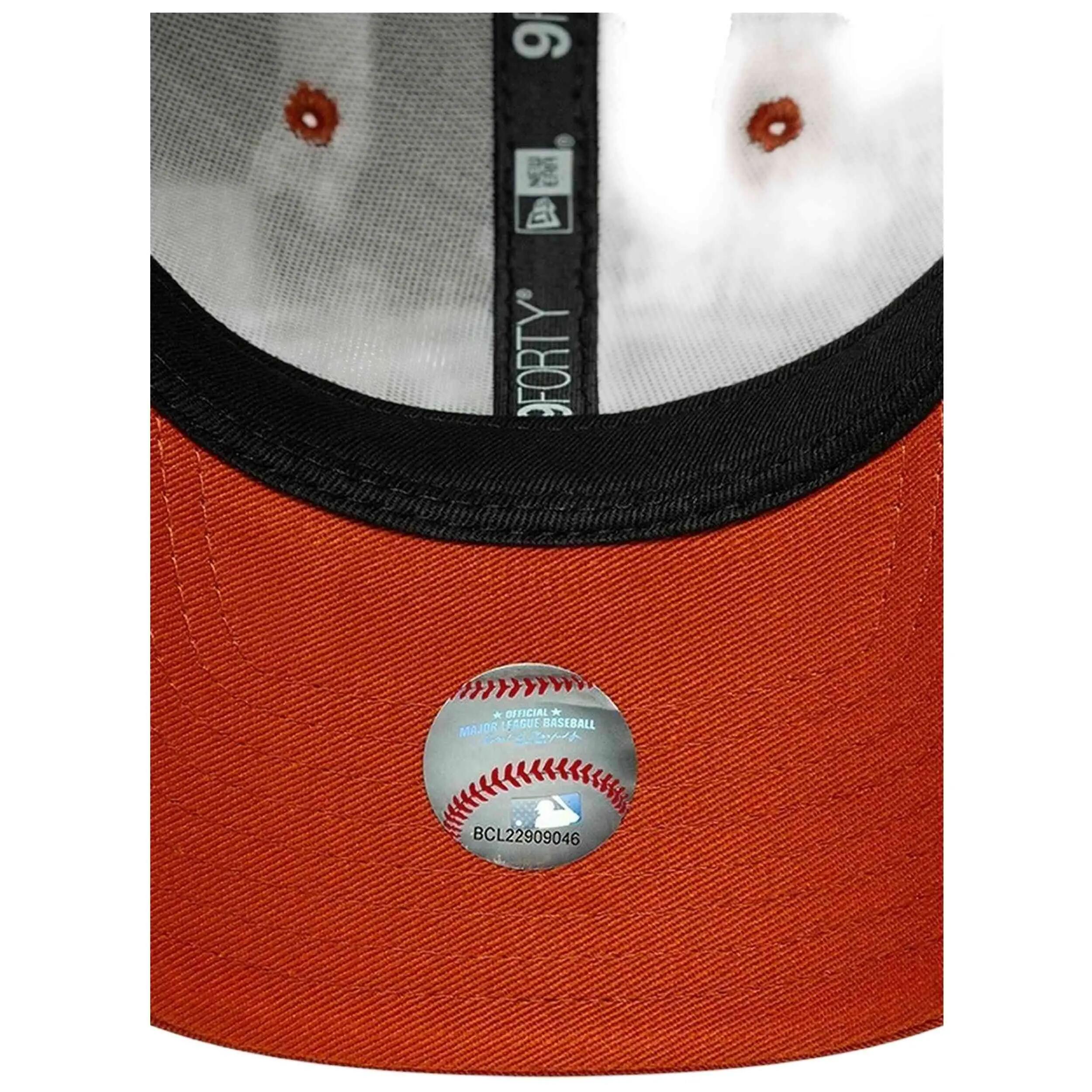Pet New Era model New York Yankees MLB 9FORTY "Naranja" voor mannen 4/4