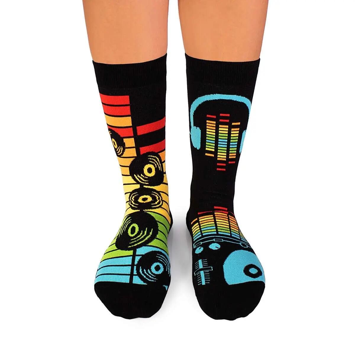 Arty Socks Disco organikus pamut zokni fekete 2/6
