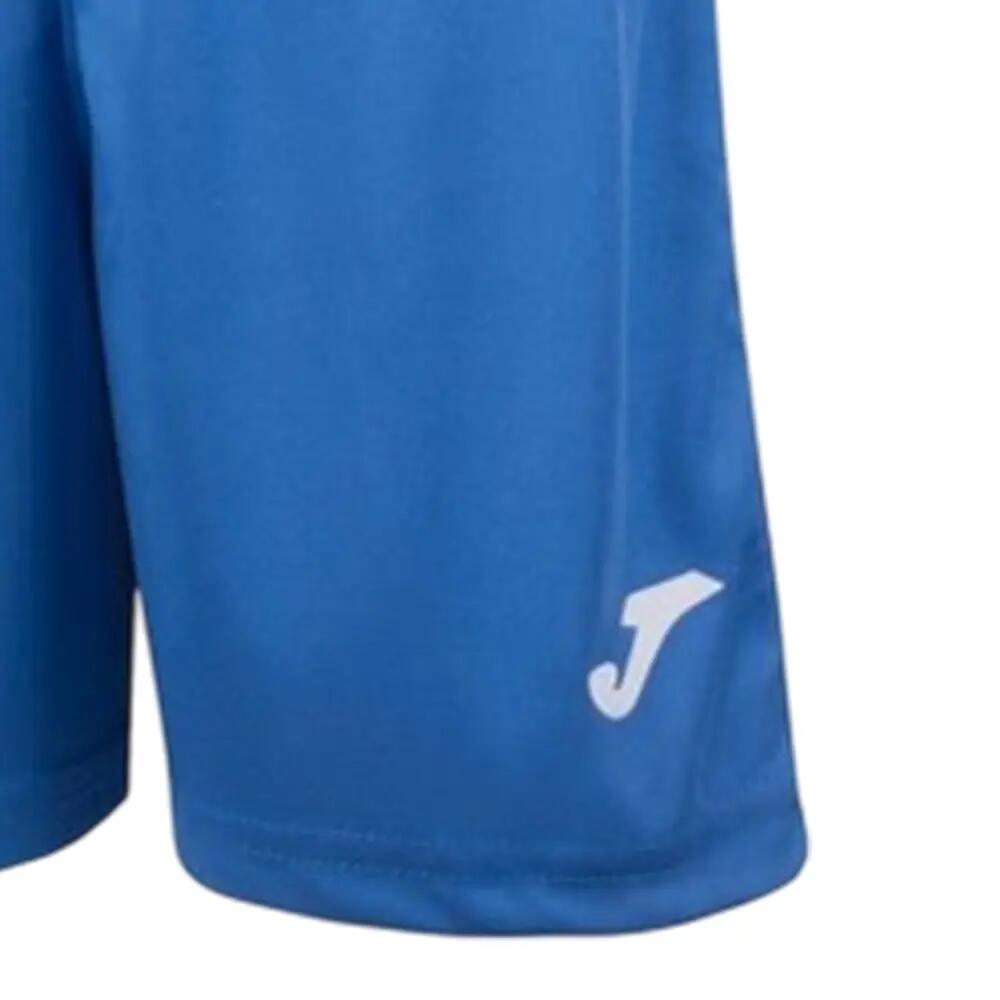 Childrens/Kids Nobel Logo Shorts (Blue) 3/3