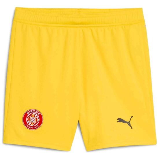 Short Puma modèle Girona FC Replica "Amarillo" pour unisexe enfants