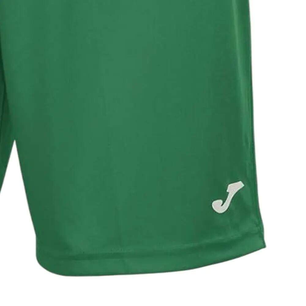 Childrens/Kids Nobel Logo Shorts (Green) 3/3