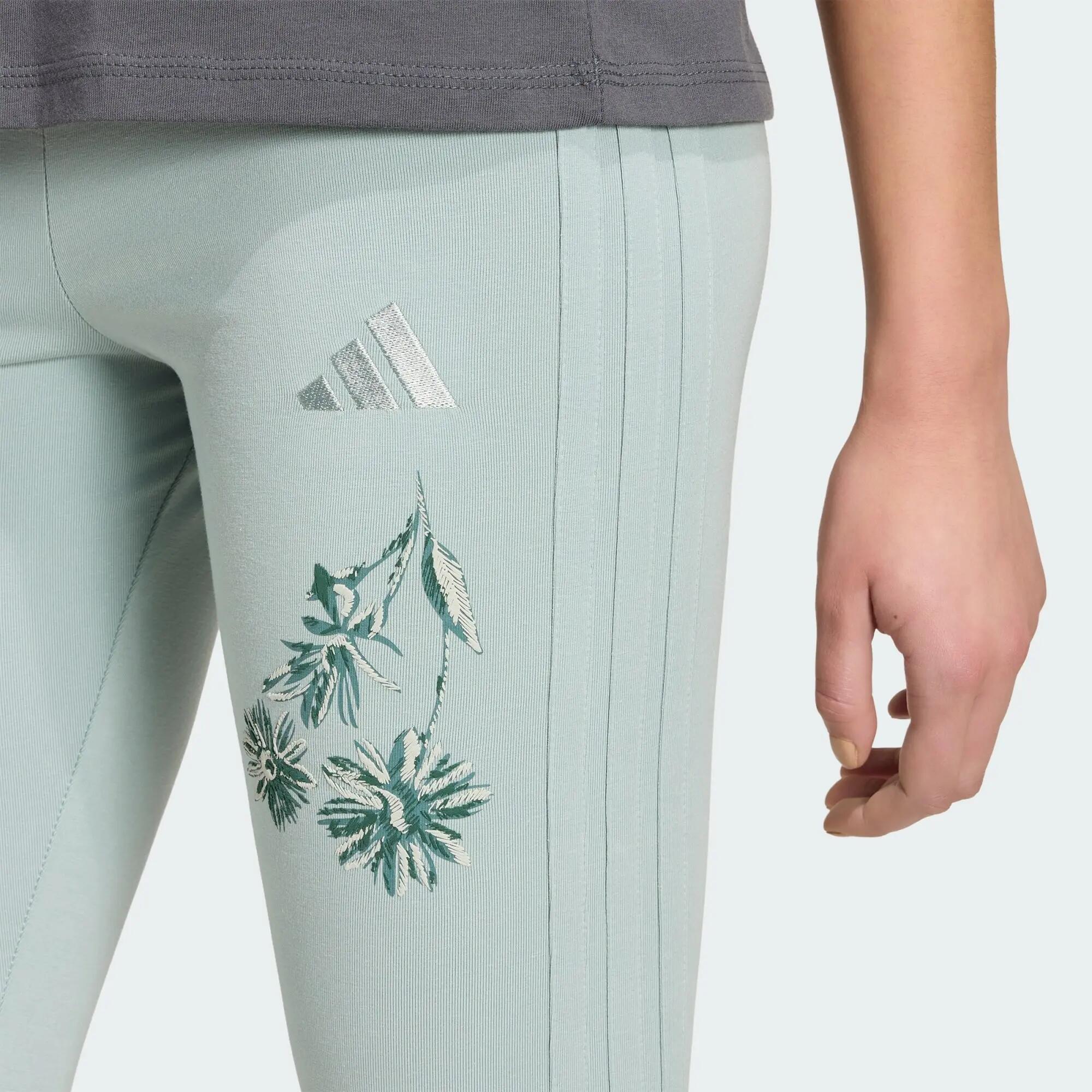 ESSENTIALS 3-STRIPES COTTON LEGGING 4/5