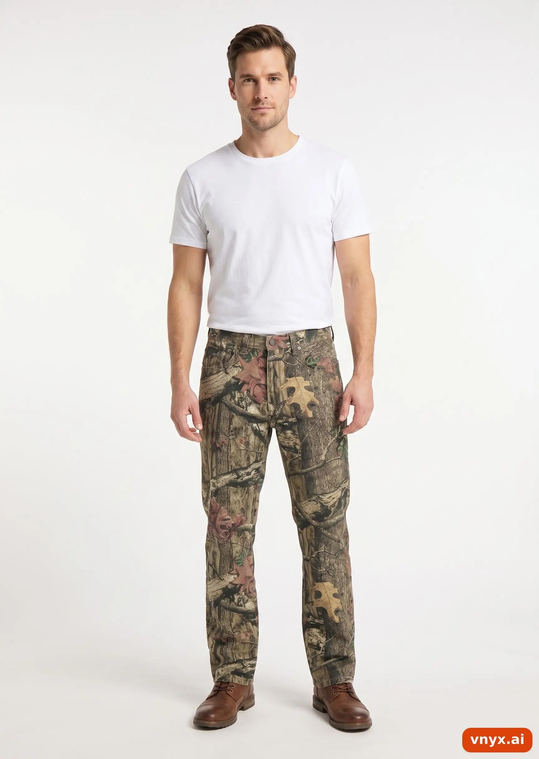 Second Life - Vintage Mossy Oak Camouflage Trousers Men 29 30 3/5