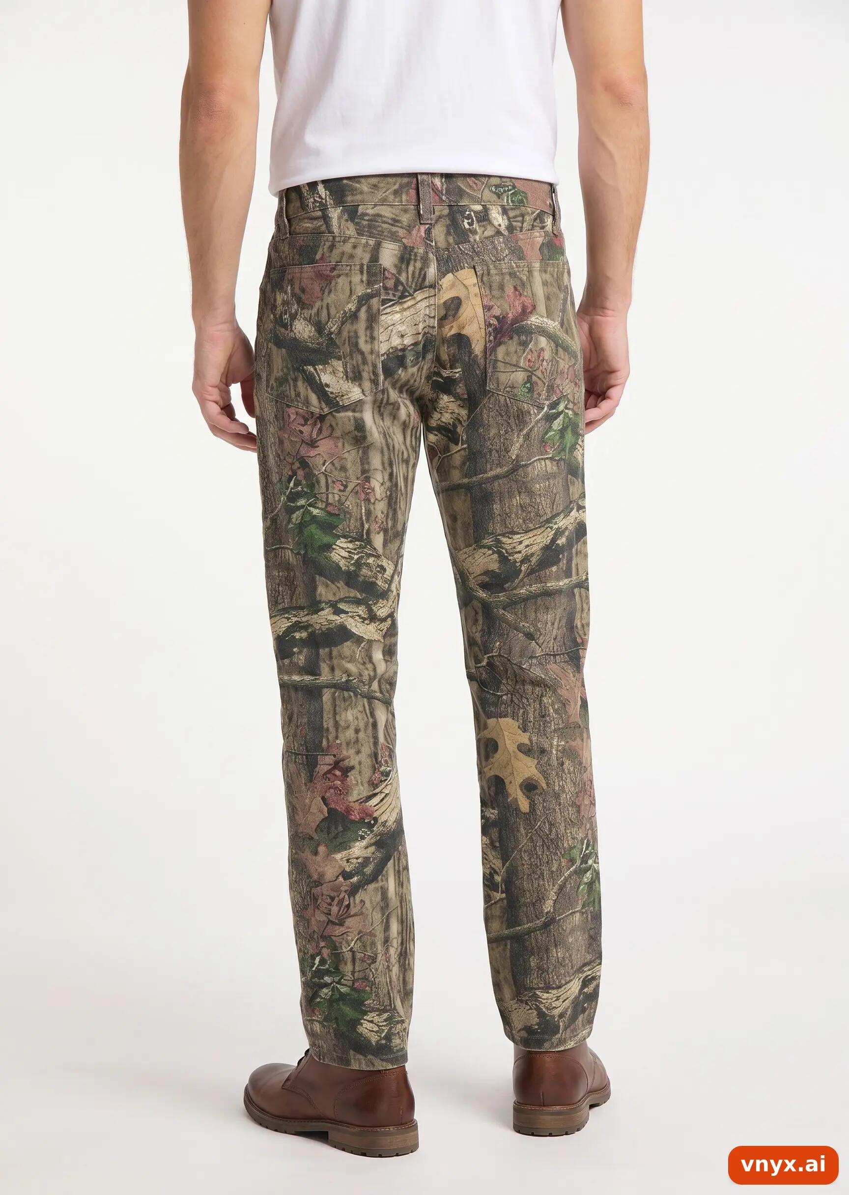 Second Life - Vintage Mossy Oak Camouflage Trousers Men 29 30 2/5