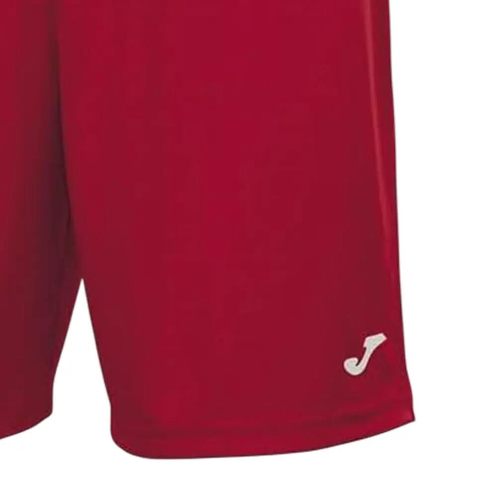 Childrens/Kids Nobel Logo Shorts (Red) 3/3