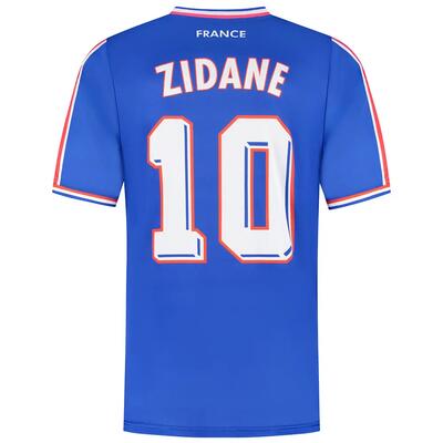 Frankrijk voetbalshirt zidane - wk 1998 - kind en volwassenen