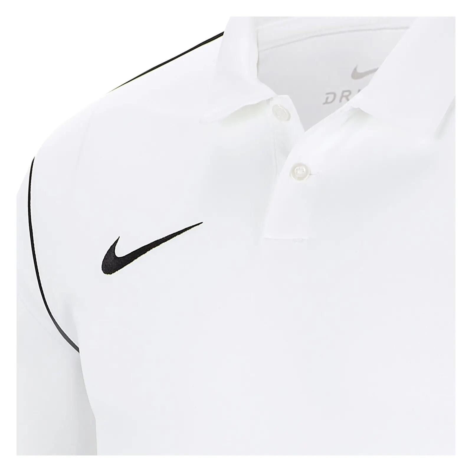 Childrens/Kids Park 20 Polo Shirt (White) 3/4