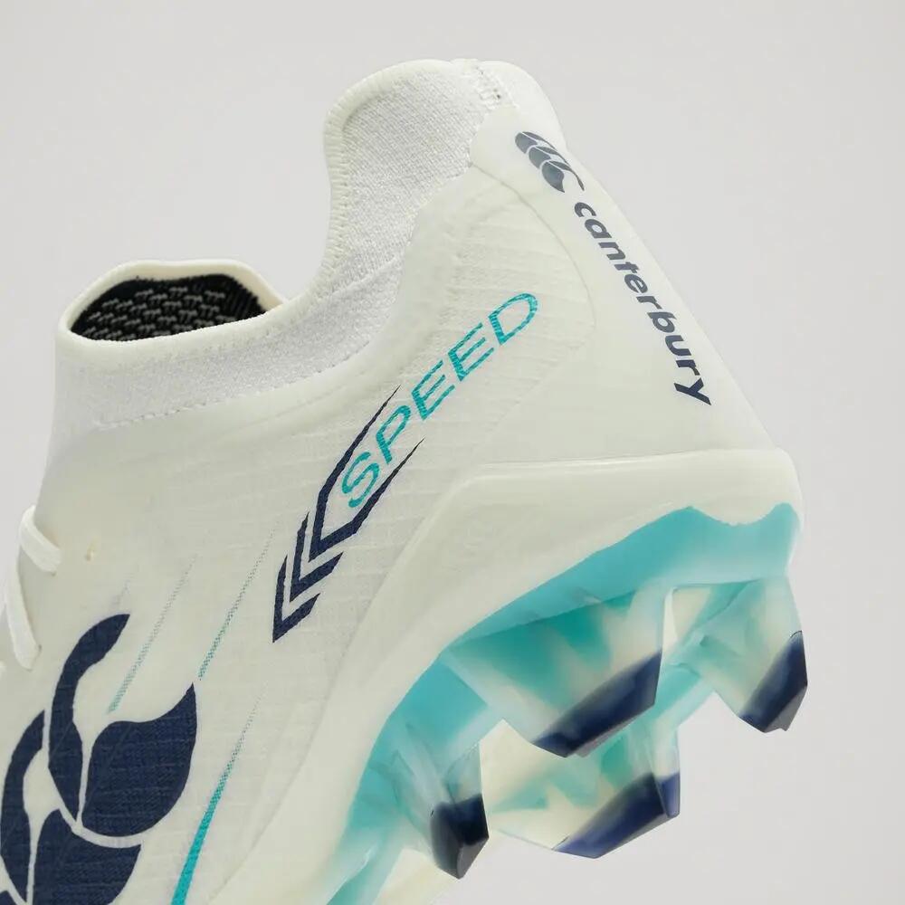 Chuteiras de rugby Canterbury Speed Falcon 2.0 Elite FG Brancas 6/9