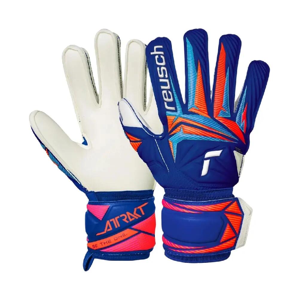 Guanti Da Portiere Portiere Bambini Reusch Attrakt Infinity Blu 4/4