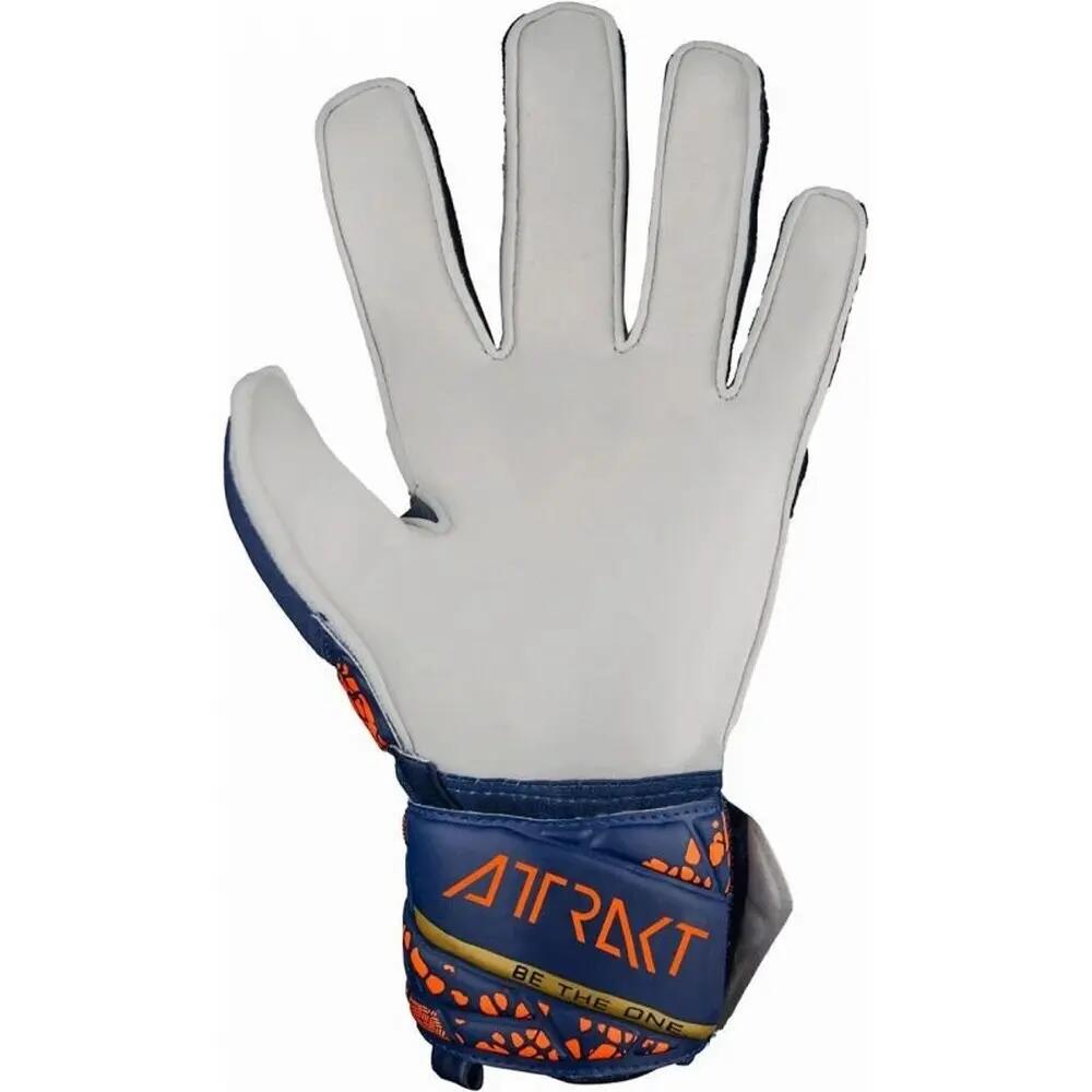 Guanti Da Portiere Bambini Reusch Attrakt Infinity Blu Navy 2/4