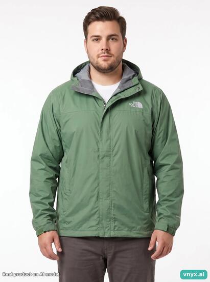 Second Life - Vintage The North Face Olive Windbreaker Men L