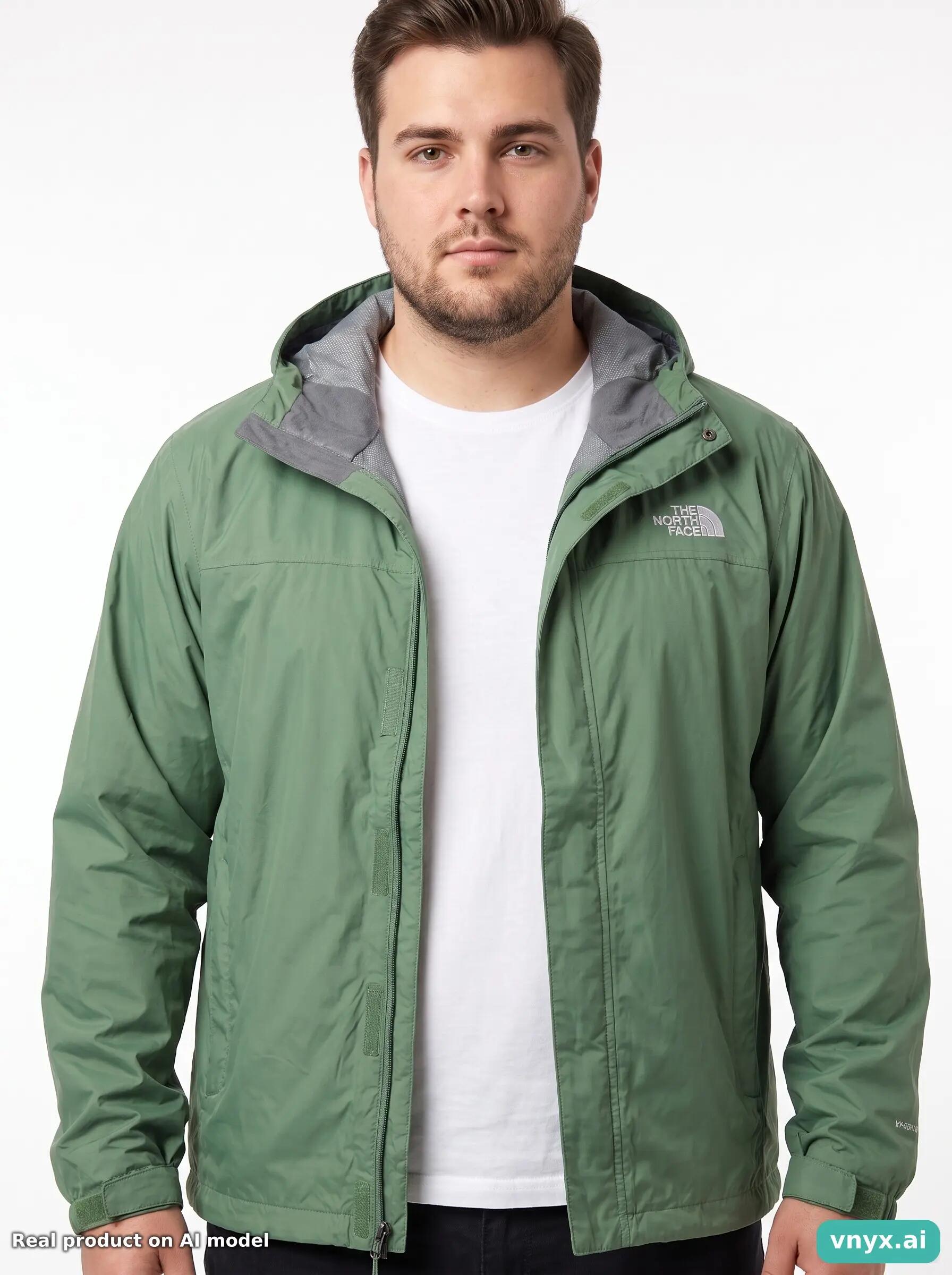 Second Life - Vintage The North Face Olive Windbreaker Men L 5/5