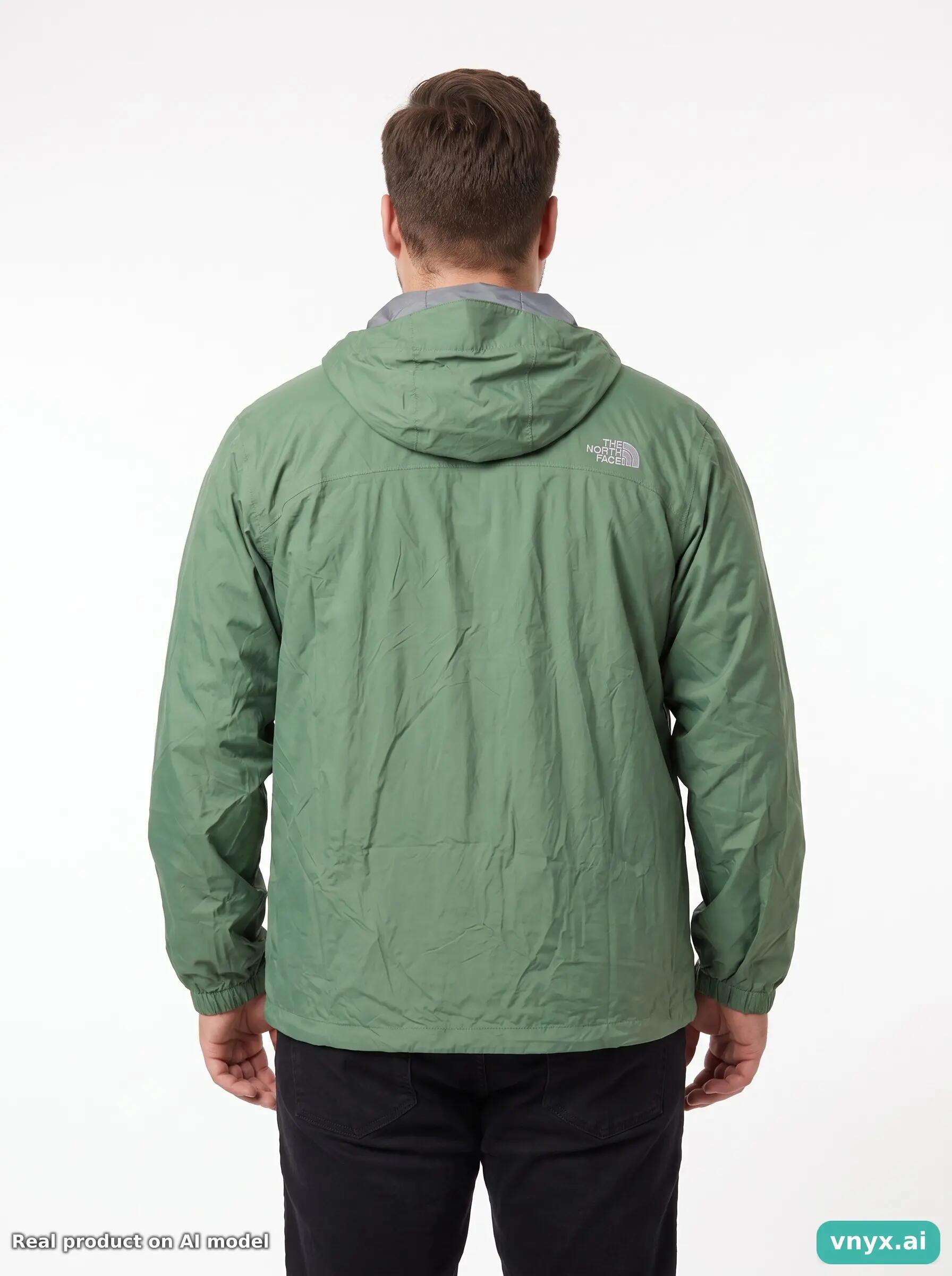 Second Life - Vintage The North Face Olive Windbreaker Men L 4/5