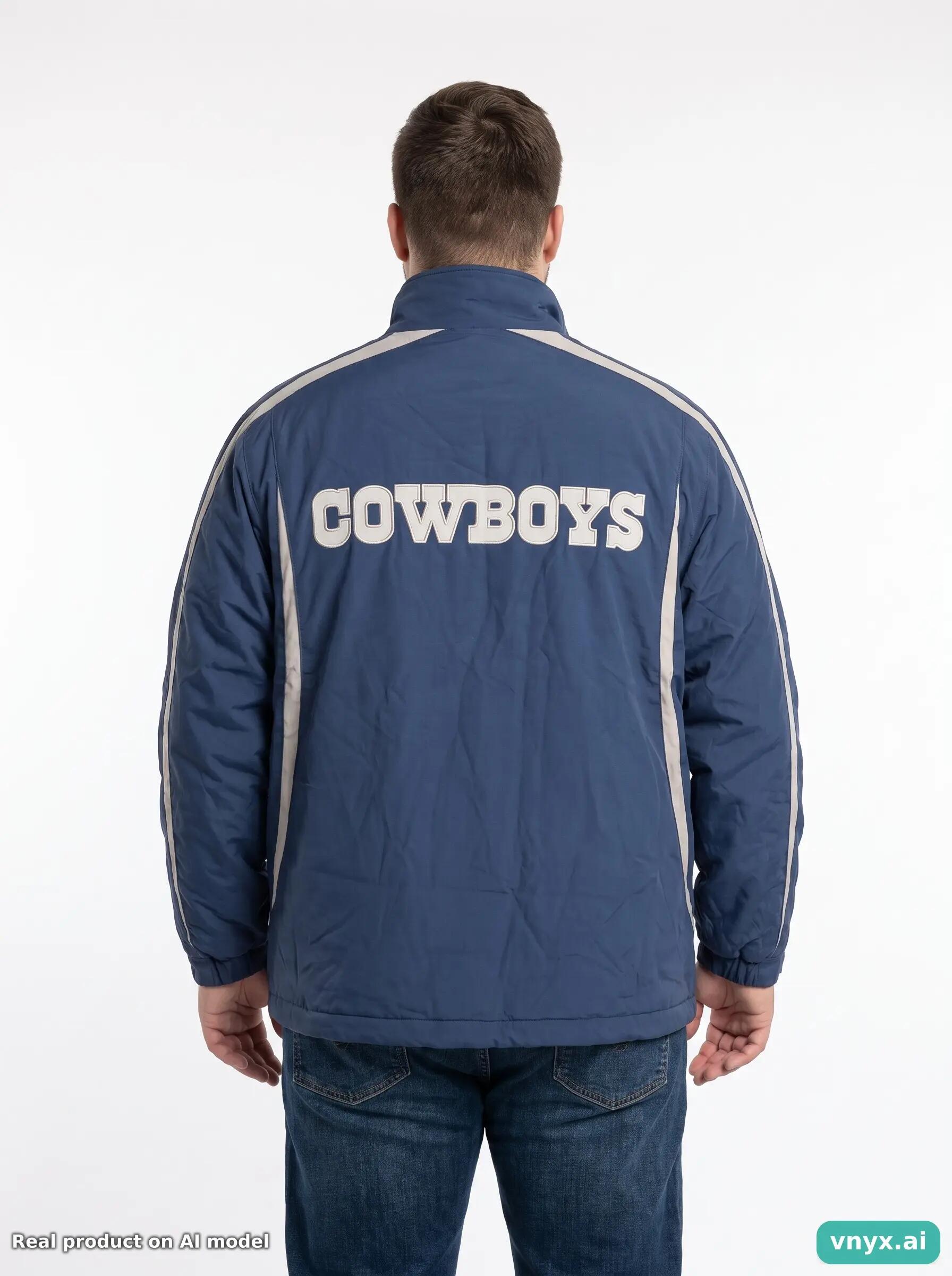 Second Life - Vintage NFL Blue Sports Jackets Men L 4/5