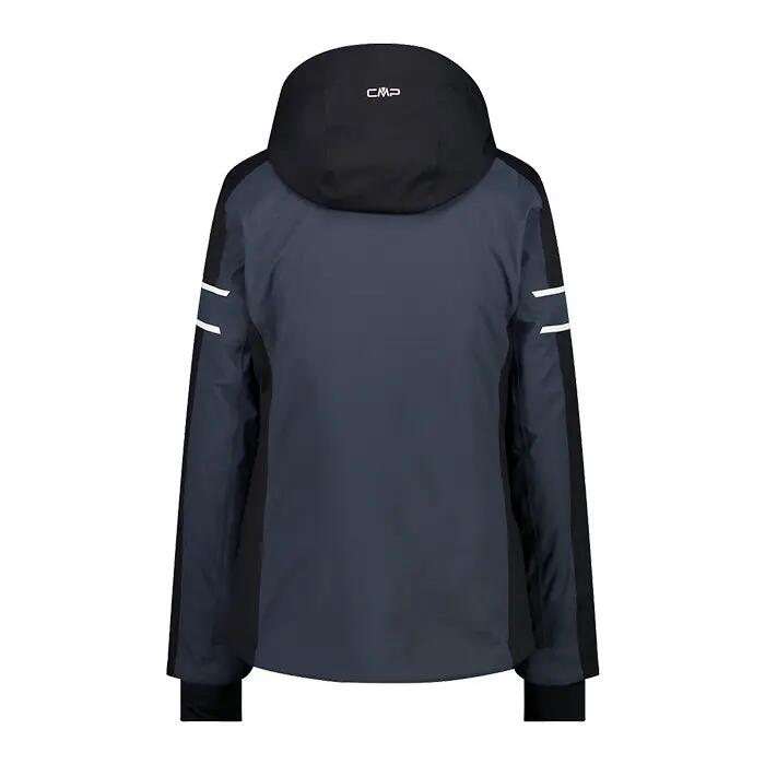 Damen - ski - skijacke - wasserdicht - cmp - schwarz-grau 2/3