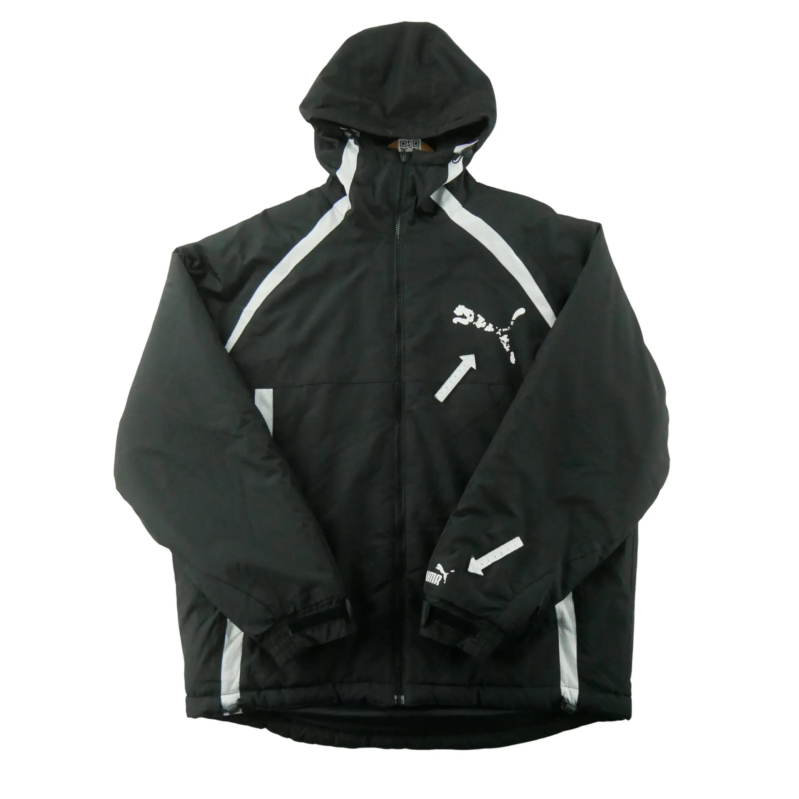 Second life - Parka męska o prostym kroju czarna - Stan dobry 6/11