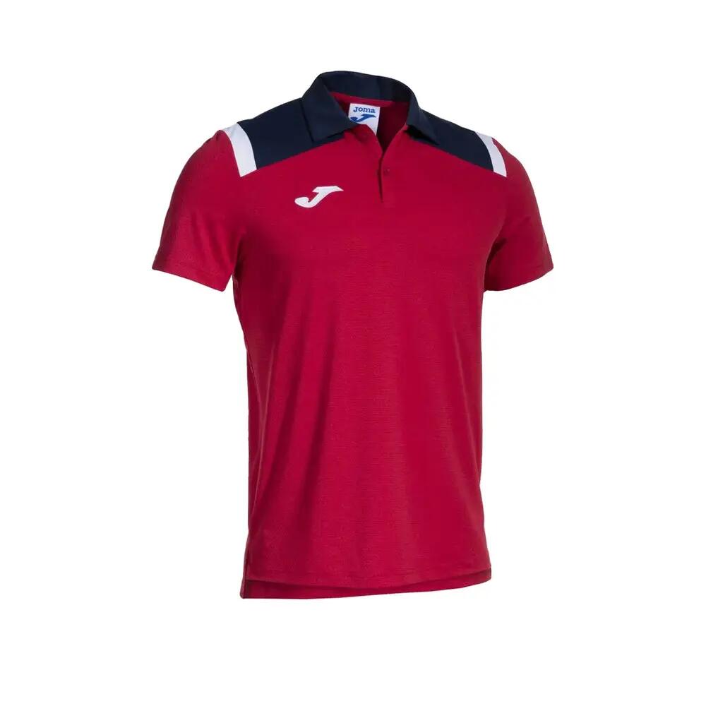 Pólo M/c Futebol Homem Joma Toledo Vermelho 3/4