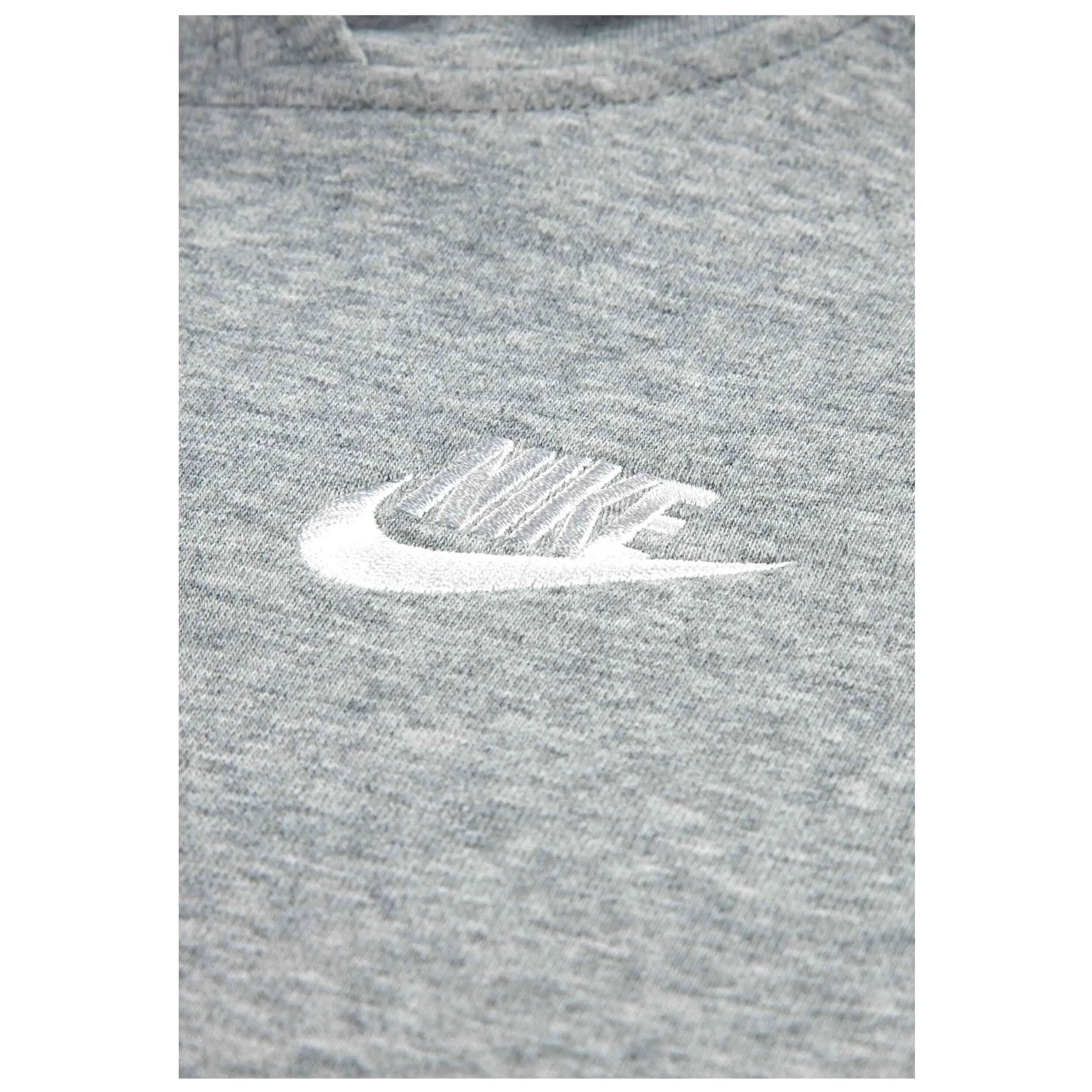 Sudadera con capucha Nike modelo Club Fleece "Dark Grey Heathe para niños unisex 4/4