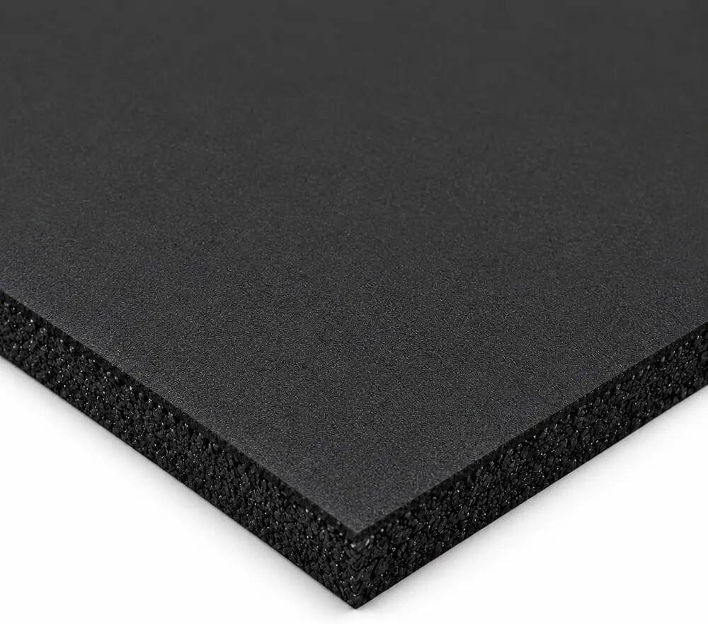 ARQUICAUCHO PREMIUM Placas de Borracha Reciclada Pack 4. 1x1m x1,5mm Preto 6/8