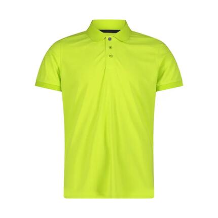 Polo - trekking - homme - manches courtes - 3T60077 - lime