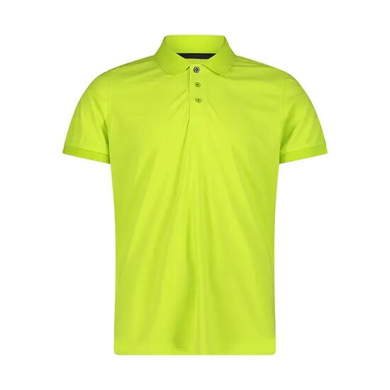 Polo - trekking - homme - manches courtes - 3T60077 - lime