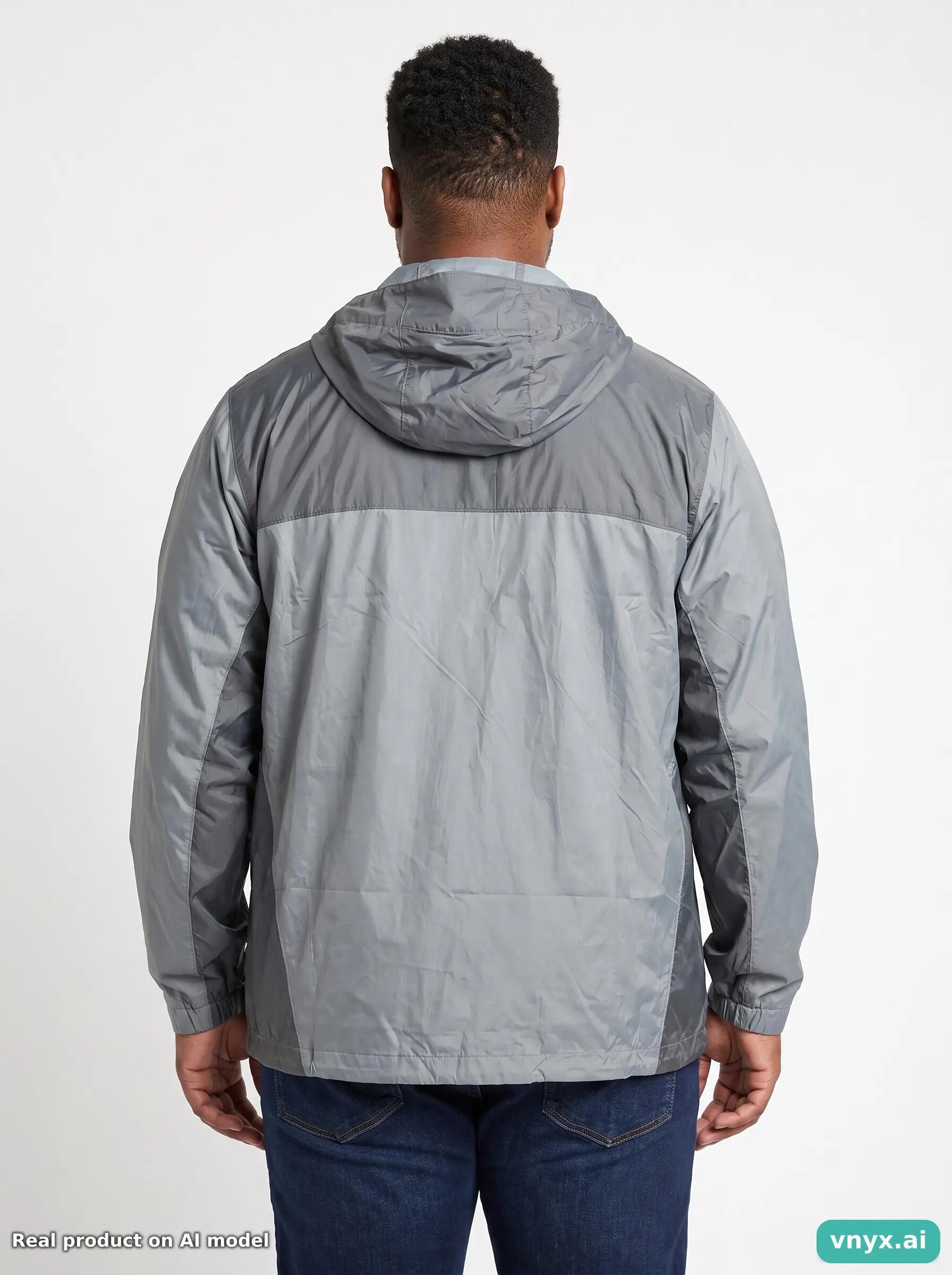 Second Life - Vintage Columbia Sportswear Grey Windbreakers Men L 4/5