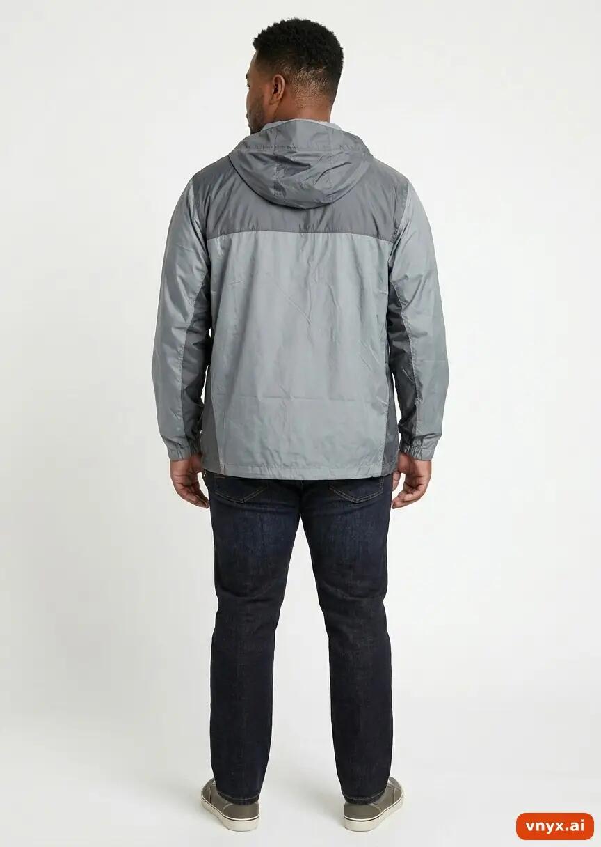 Second Life - Vintage Columbia Sportswear Grey Windbreakers Men L 3/5