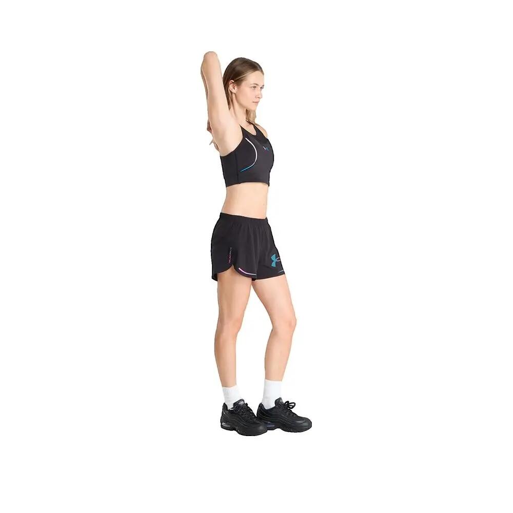 T-shirt sans manches Under Armour Velociti Elite Crop Noir 3/4