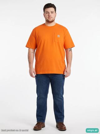 Second Life - Vintage Carhartt Orange T-Shirts Men L