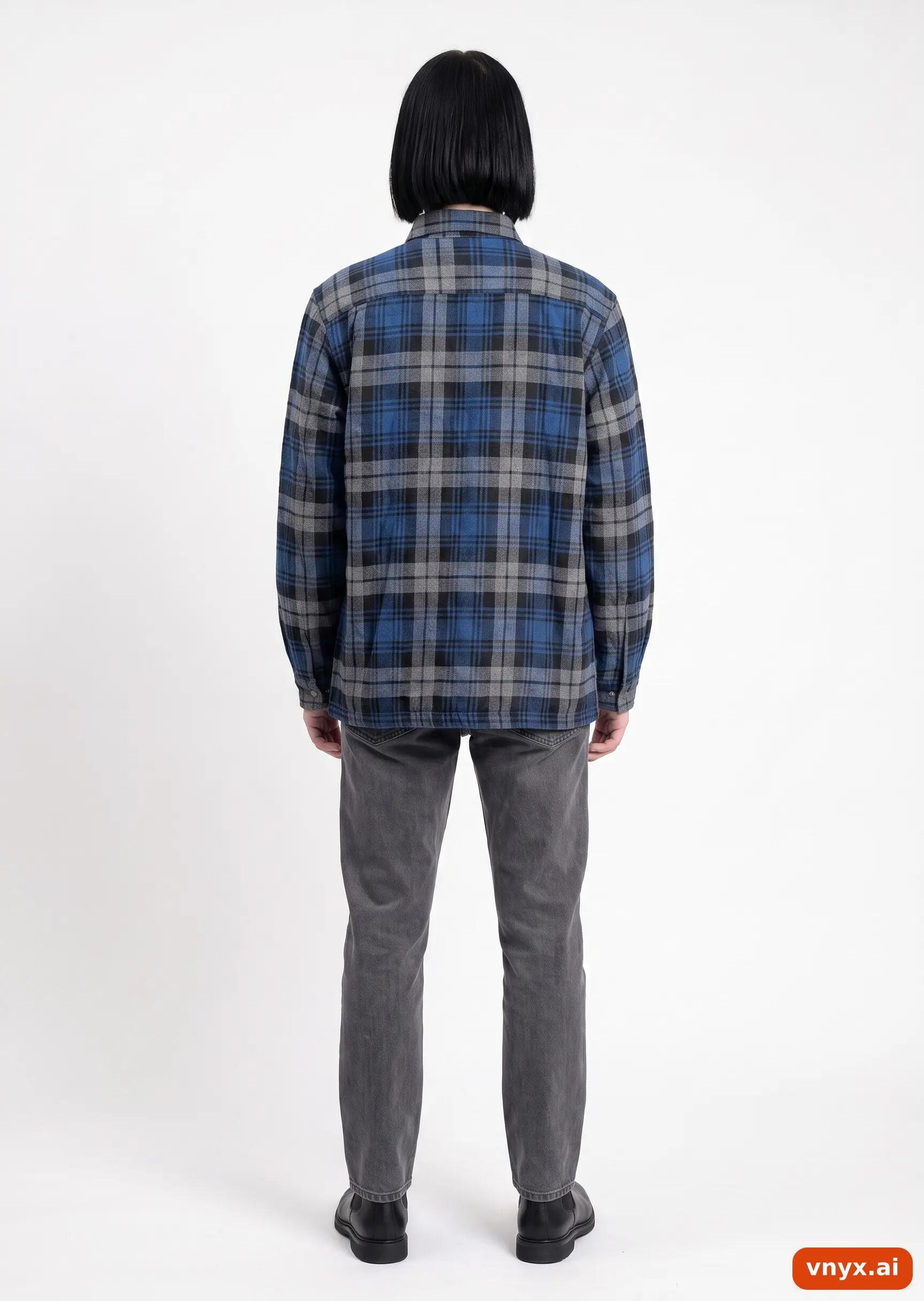 Second Life - Vintage Carhartt Blue Grey Fleece Jacket Men M 4/5