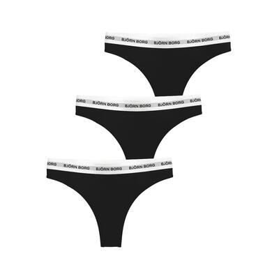 Bjorn_borg logo thong 3p string dames multipack 2