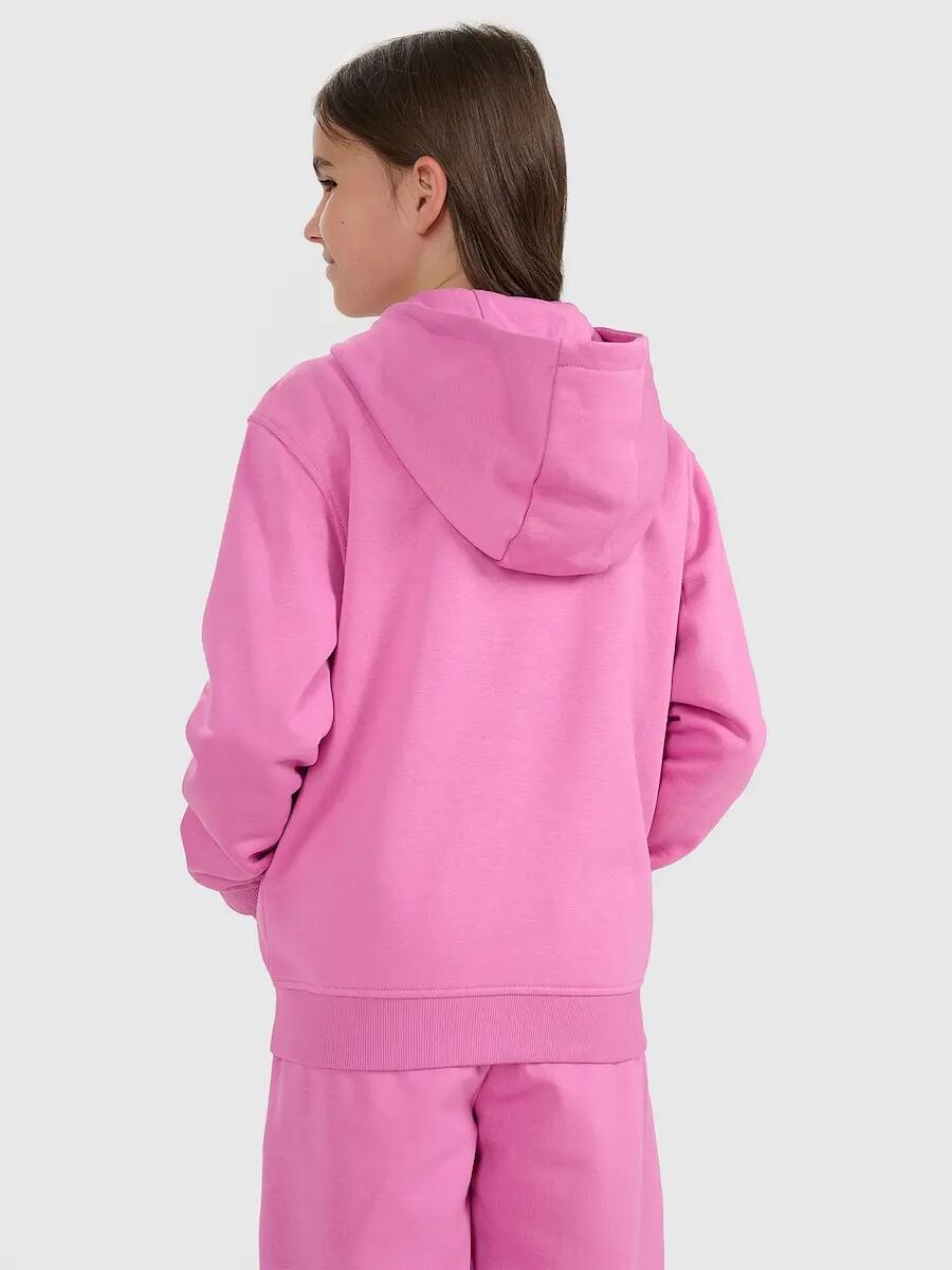 Bluza dresowa rozpinana z kapturem dziewczęca 4F 4FJRAW25TSWSF2466 2/7