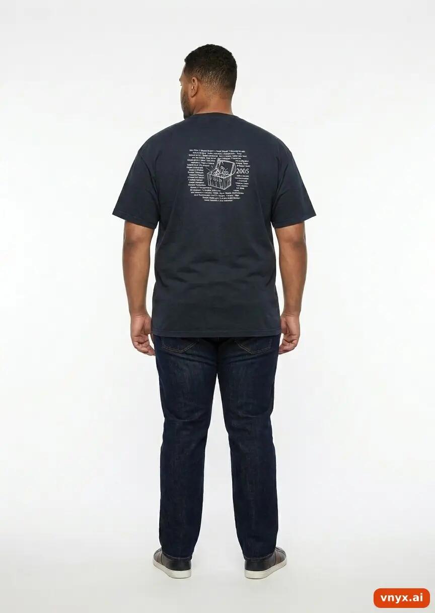 Second Life - Vintage Fruit of the Loom Black T-Shirts Men XL 3/5