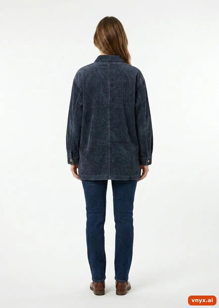 Second Life - Vintage Eddie Bauer Deep Grey Top Women M 3/5