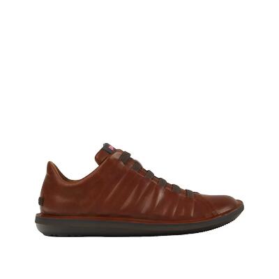 Leren camper beetle schoenen in bruin